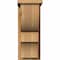 Ekena Millwork Ridgewood Rough Sawn Corbel w/Backplate, Western Red Cedar, 8"W x 12"D x 20"H COR08X12X20RID01RWR - alternate 2